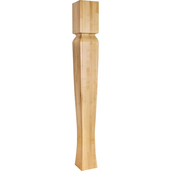 Hardware Resources 5" Wx5"Dx42"H Alder Tapered Arts & Crafts Post P64-5-42-RW - main